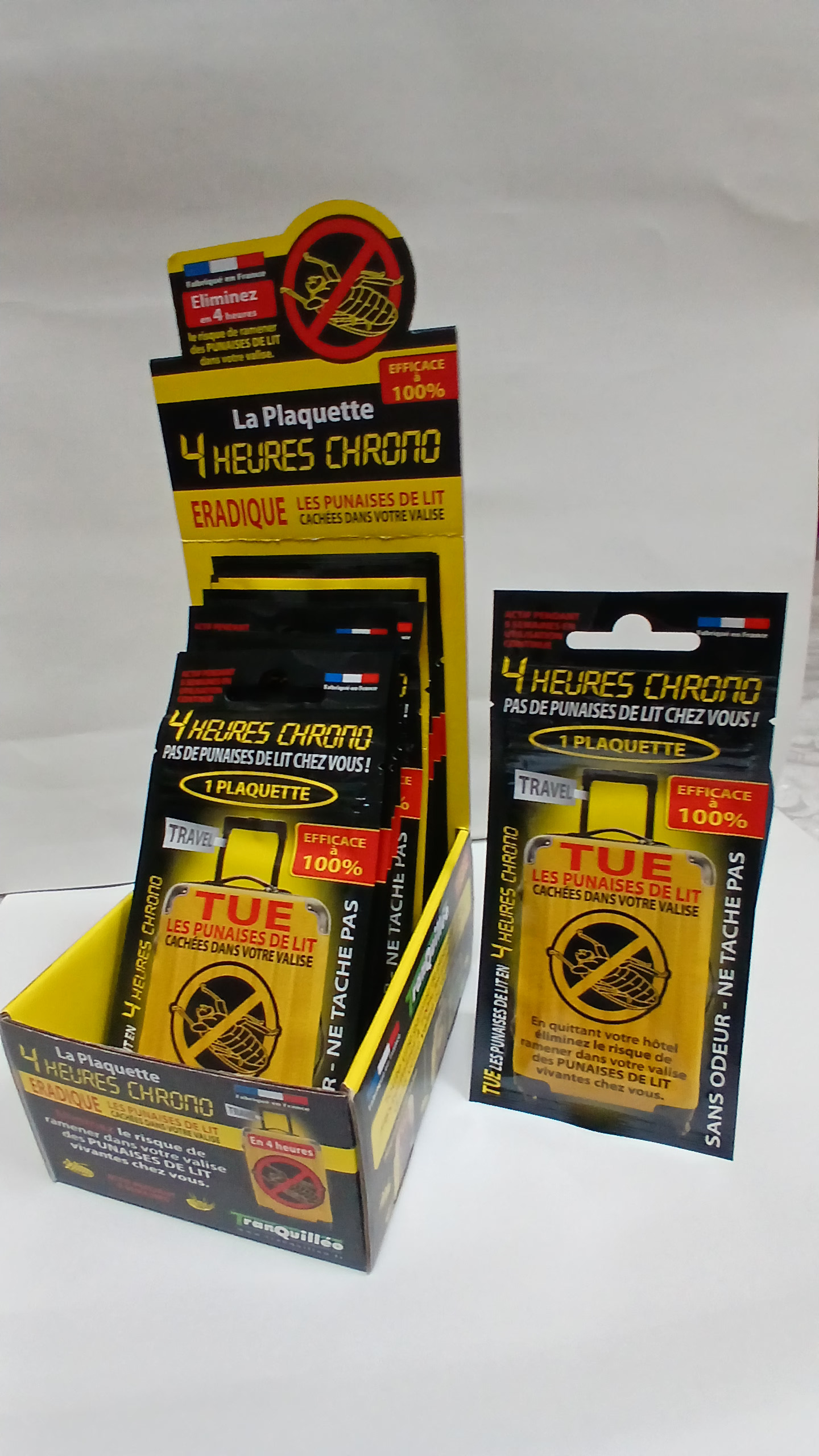 Présentoir 4 Heures Chrono en magasin