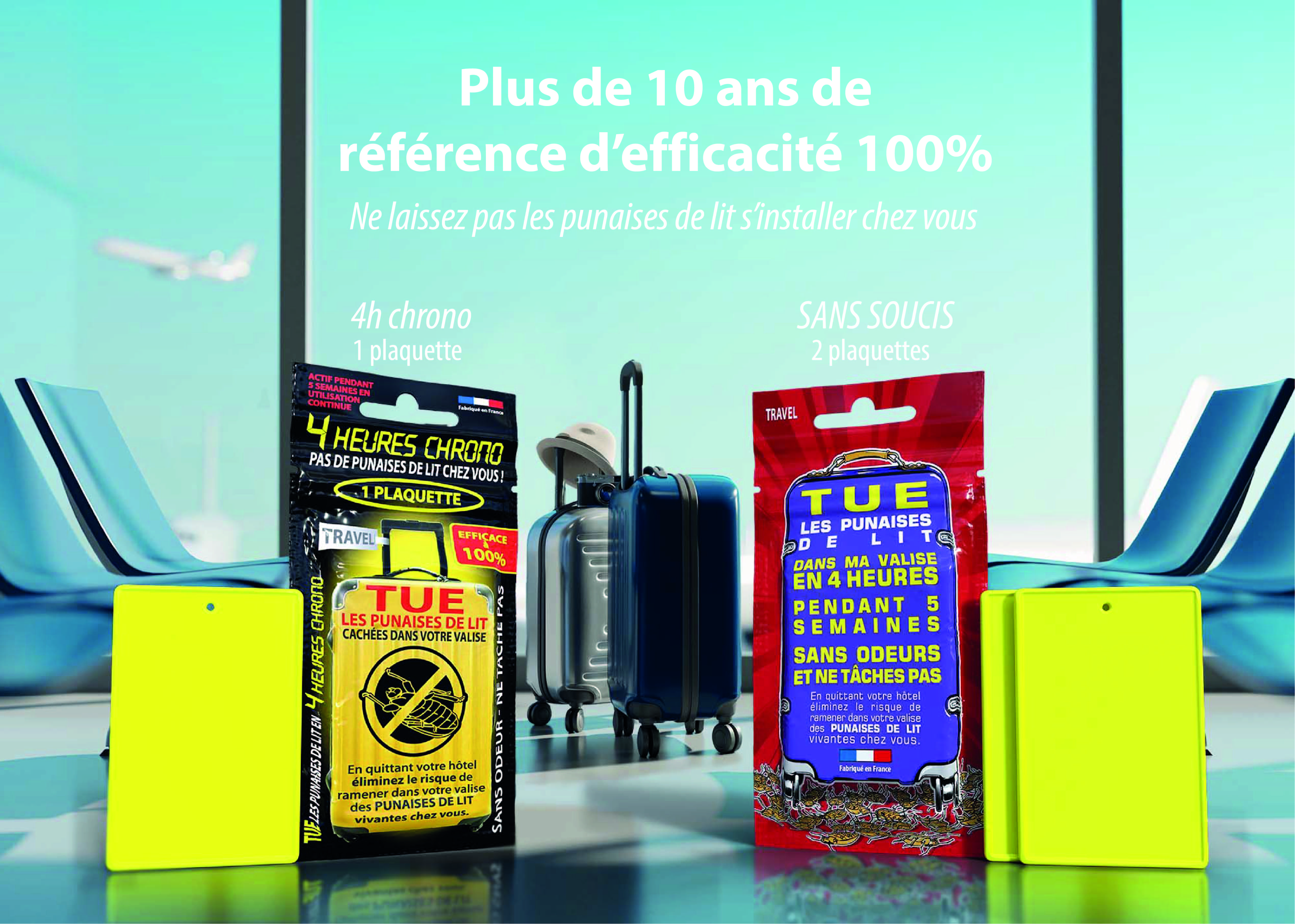 Plaquettes Tranquilleo - Plus de 10 ans de référence d'efficacité 100%